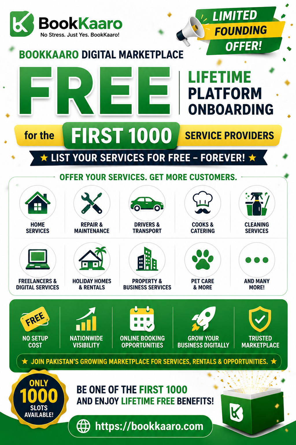 BookKaaro Pakistan — Provider benefits